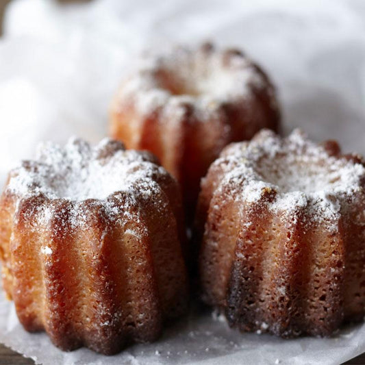 gluten-free Canneles - Las Delicias Patisserie