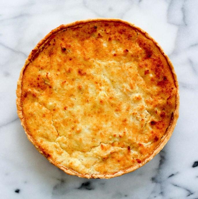 gluten-free savory tart - cauliflower quiche - Las Delicias Patisserie