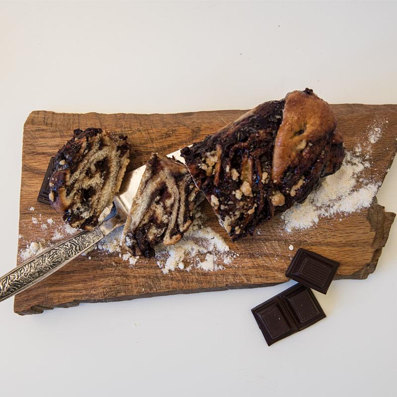 gluten-free dairy-free Chocolate Babka - Las Delicias Patisserie