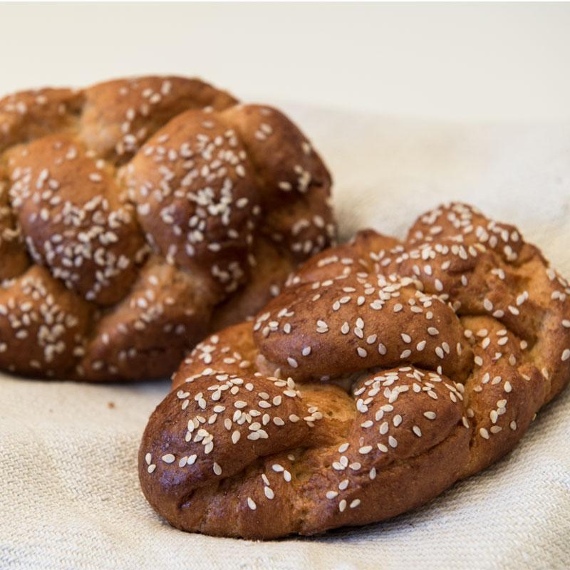 gluten-free dairy-free Braided Challah w/Raisins - Las Delicias Patisserie